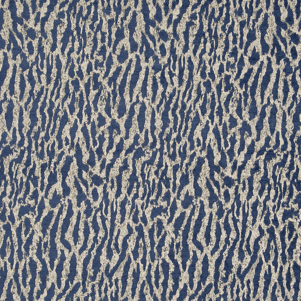 Gautier - Indigo  By Clarke And Clarke | Clarke & Clarke Latour |Animal Skins  Multipurpose Weave