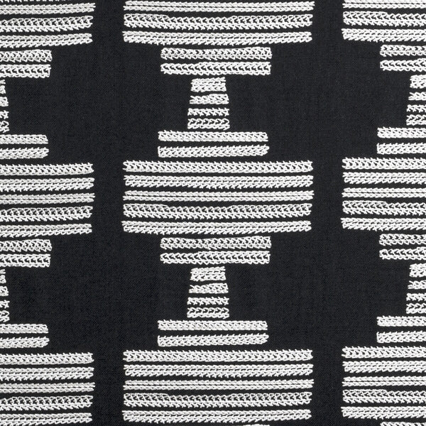 Bw1010 - Black/White  By Clarke And Clarke | Clarke & Clarke Black + White |  Drapery Embroidery