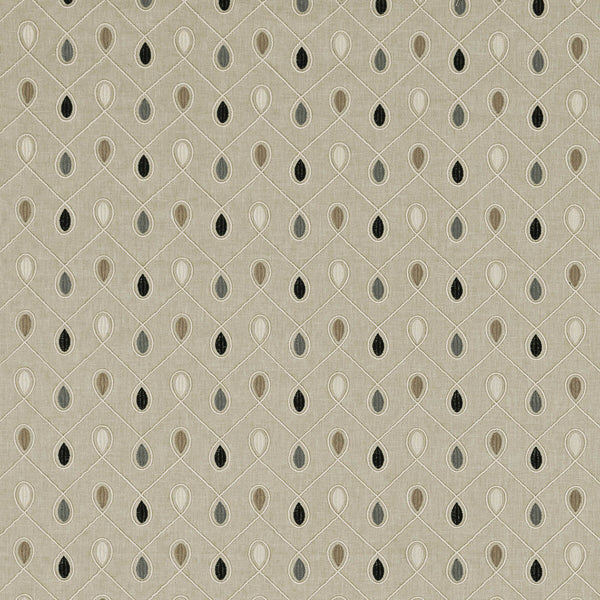 Healey - Charcoal  By Clarke And Clarke | Clarke & Clarke Richmond |  Drapery Embroidery