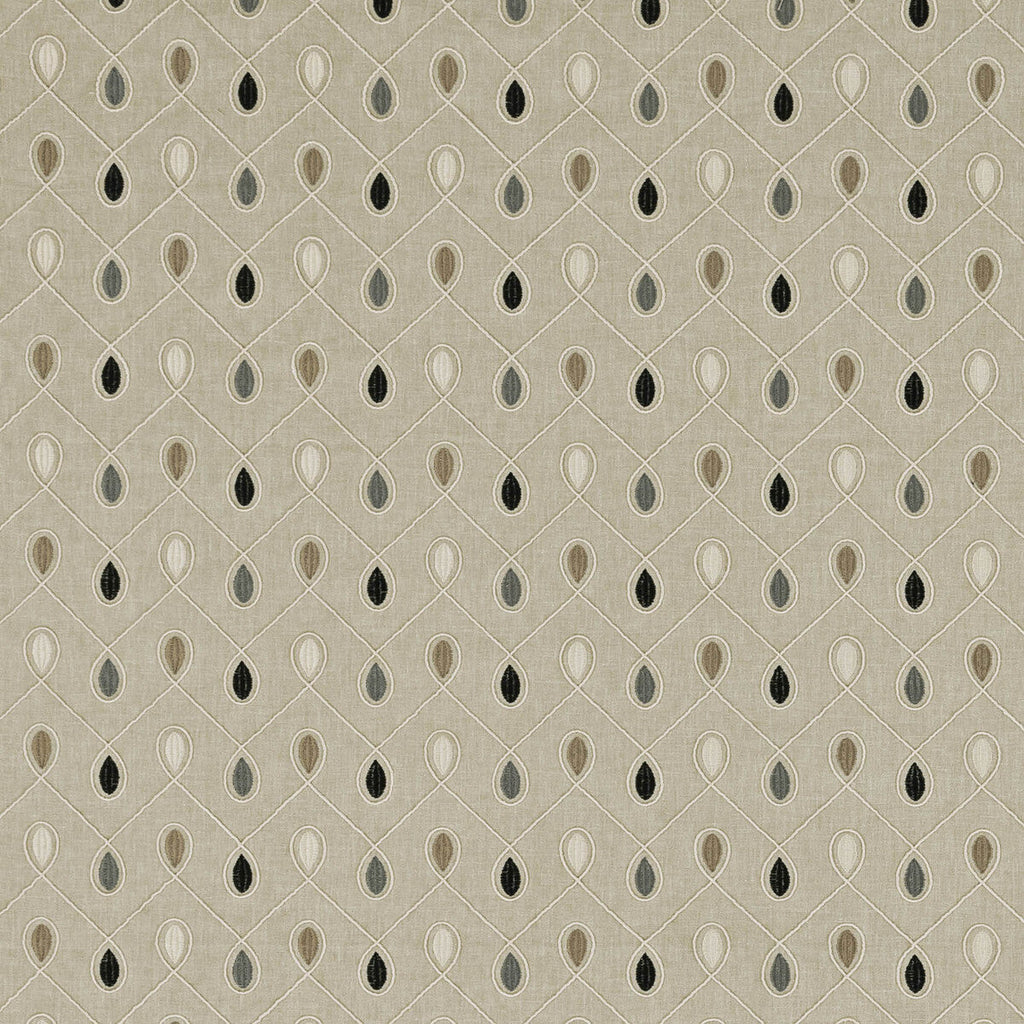 Samples and Purchasing available for Healey - Charcoal  By Clarke And Clarke | Clarke & Clarke Richmond |  Drapery Embroidery at Designer Wallcoverings and Fabrics
