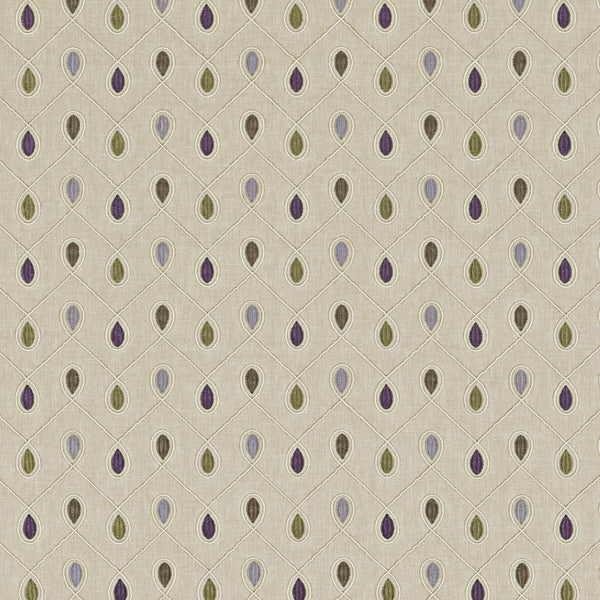 Healey - Heather  By Clarke And Clarke | Clarke & Clarke Richmond |  Drapery Embroidery