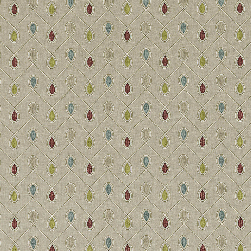Samples and Purchasing available for Healey - Raspberry/Duckegg  By Clarke And Clarke | Clarke & Clarke Richmond |  Drapery Embroidery at Designer Wallcoverings and Fabrics