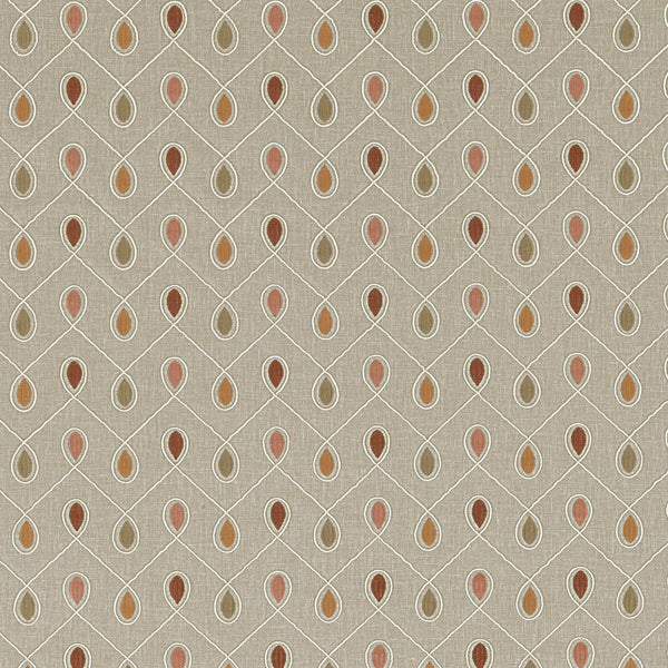 Healey - Spice  By Clarke And Clarke | Clarke & Clarke Richmond |  Drapery Embroidery