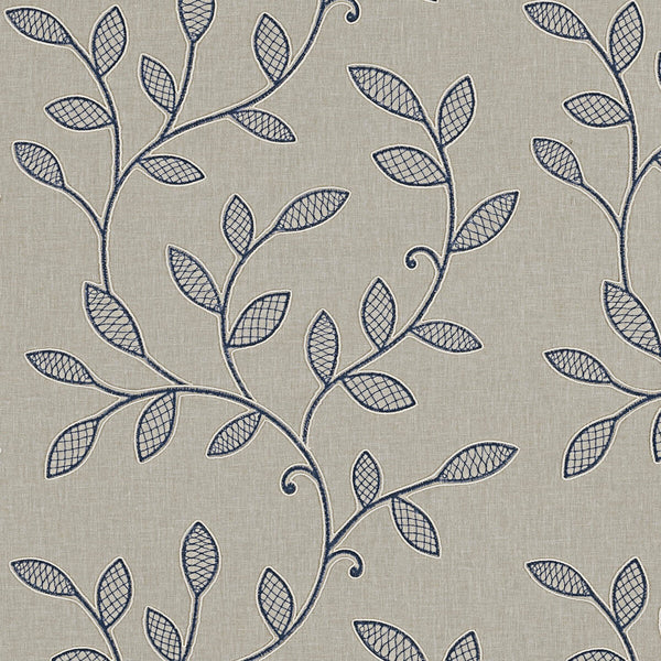 Hetton - Denim  By Clarke And Clarke | Clarke & Clarke Richmond |  Drapery Embroidery