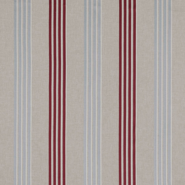 Wensley - Raspberry/Duckegg  By Clarke And Clarke | Clarke & Clarke Richmond |Stripes  Multipurpose Weave