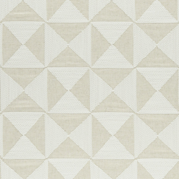 Adisa - Natural  By Clarke And Clarke | Clarke & Clarke Amara |  Drapery Embroidery