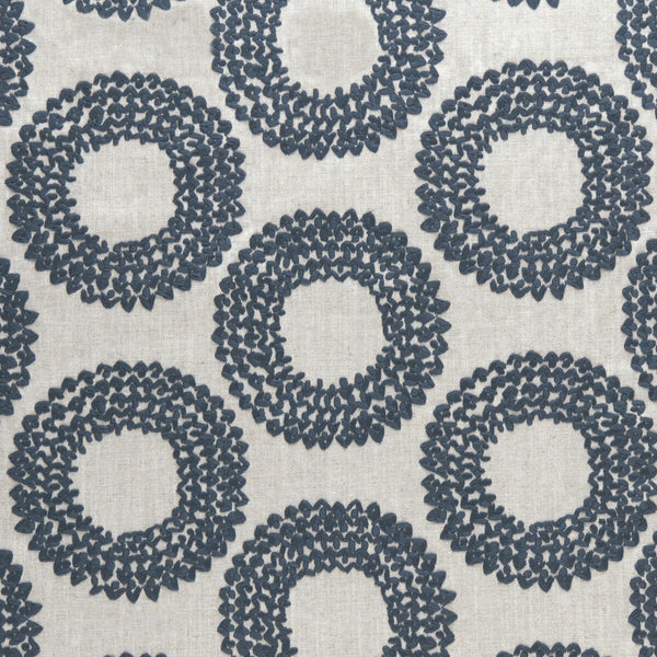 Dashiki - Indigo  By Clarke And Clarke | Clarke & Clarke Amara |  Drapery Embroidery