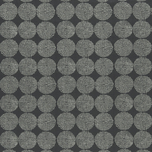 Kiko - Charcoal  By Clarke And Clarke | Clarke & Clarke Amara |  Drapery Embroidery