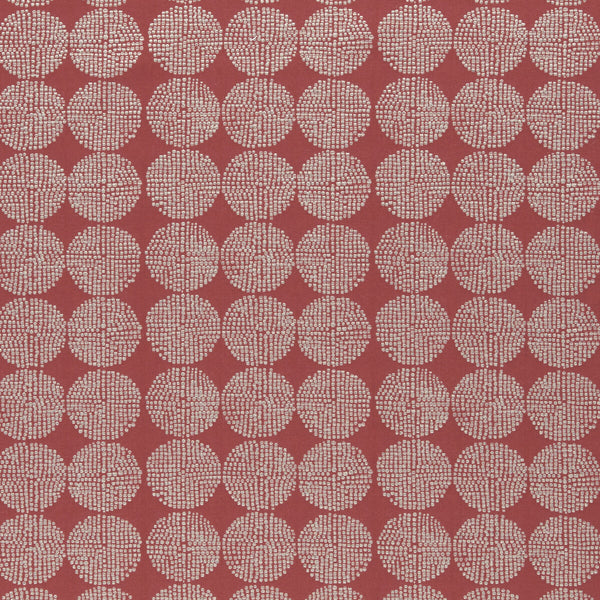 Kiko - Red  By Clarke And Clarke | Clarke & Clarke Amara |  Drapery Embroidery