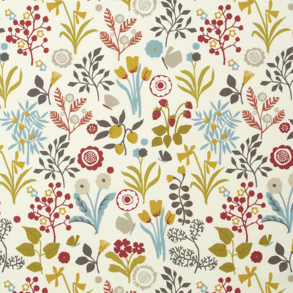 Frida - Spice  By Clarke And Clarke | Wilderness By Studio G For C&C | Botanical & Floral Multipurpose Print