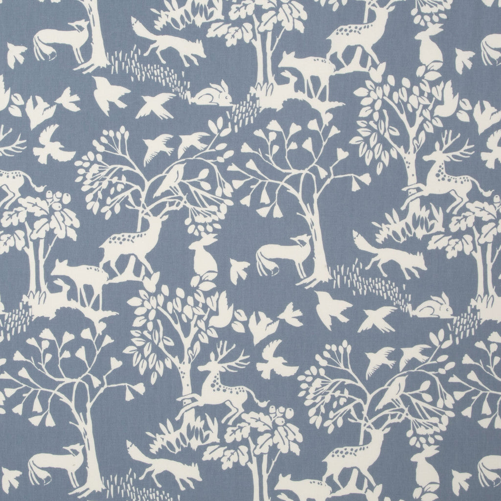 Samples and Purchasing available for Vilda - Chambray  By Clarke And Clarke | Wilderness By Studio G For C&C | Animal/Insects Multipurpose Print at Designer Wallcoverings and Fabrics