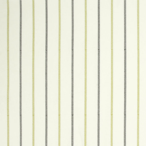 Enya - Chartreuse/Charcoal  By Clarke And Clarke | Wilderness By Studio G For C&C |  Drapery Embroidery