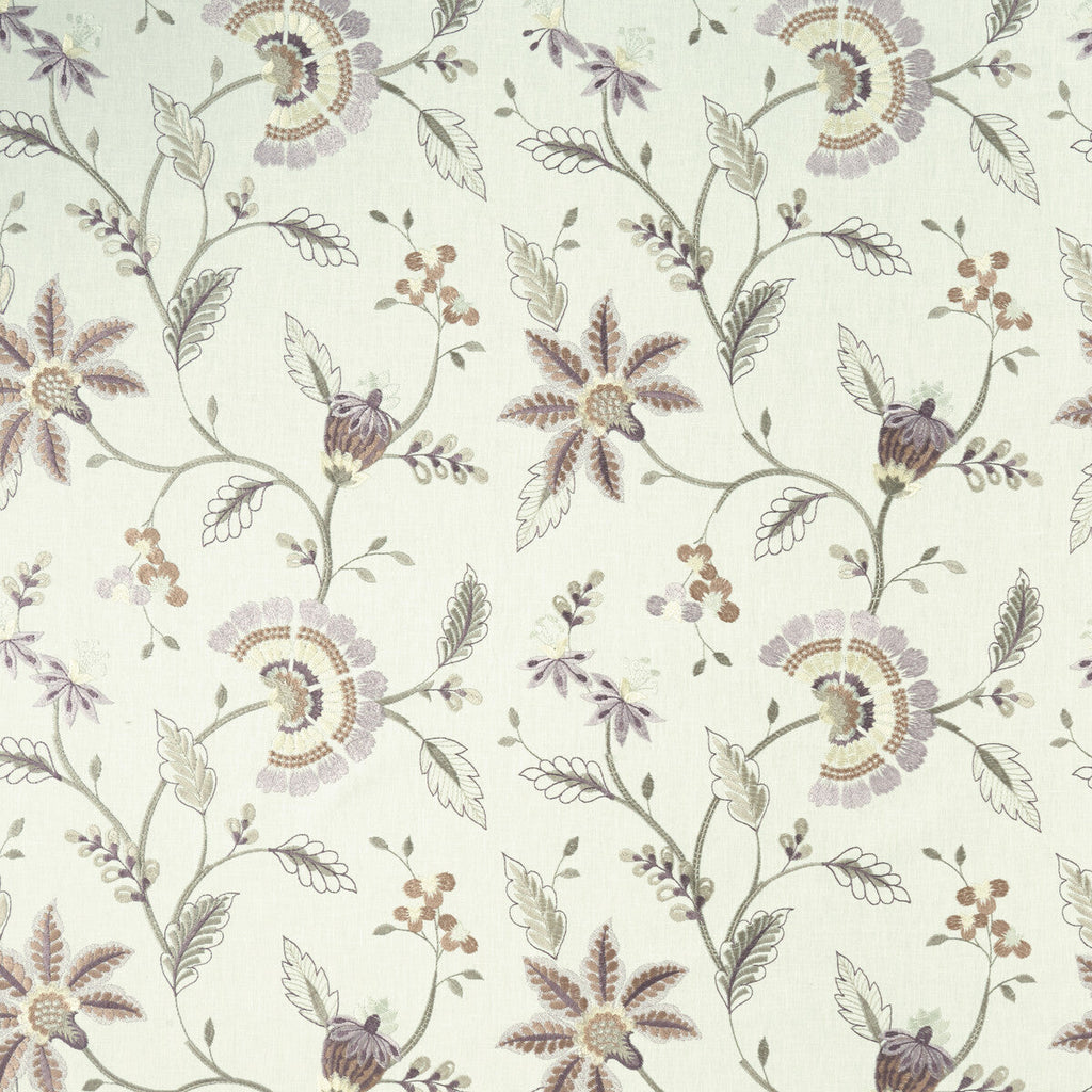 Samples and Purchasing available for Delamere - Heather  By Clarke And Clarke | Clarke & Clarke Halcyon |  Drapery Embroidery at Designer Wallcoverings and Fabrics