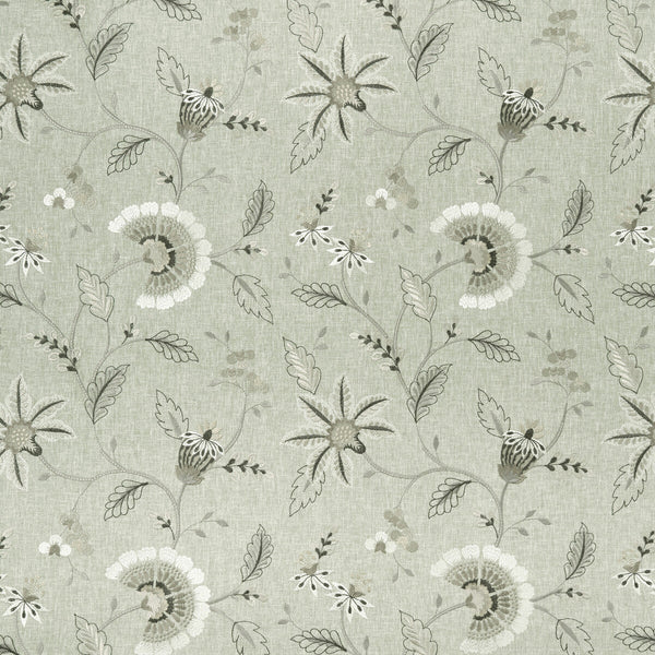 Delamere - Natural  By Clarke And Clarke | Clarke & Clarke Halcyon |  Drapery Embroidery