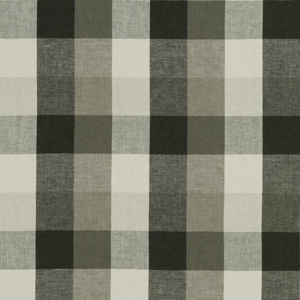 Austin Check - Charcoal  By Clarke And Clarke | Clarke & Clarke Castle Garden |  Multipurpose Weave