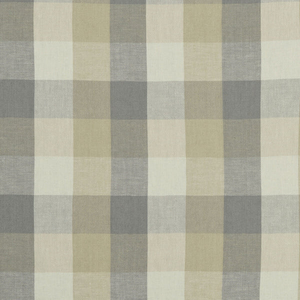 Austin Check - Natural  By Clarke And Clarke | Clarke & Clarke Castle Garden |  Multipurpose Weave