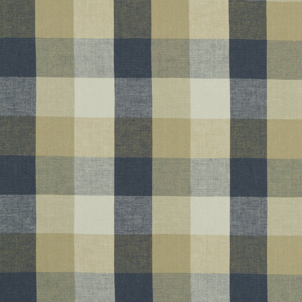 Austin Check - Midnight  By Clarke And Clarke | Clarke & Clarke Castle Garden |  Multipurpose Weave