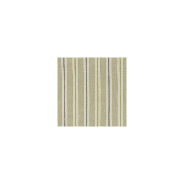 Sackville Stripe - Heather/Linen  By Clarke And Clarke | Clarke & Clarke Castle Garden |Stripes  Multipurpose Weave