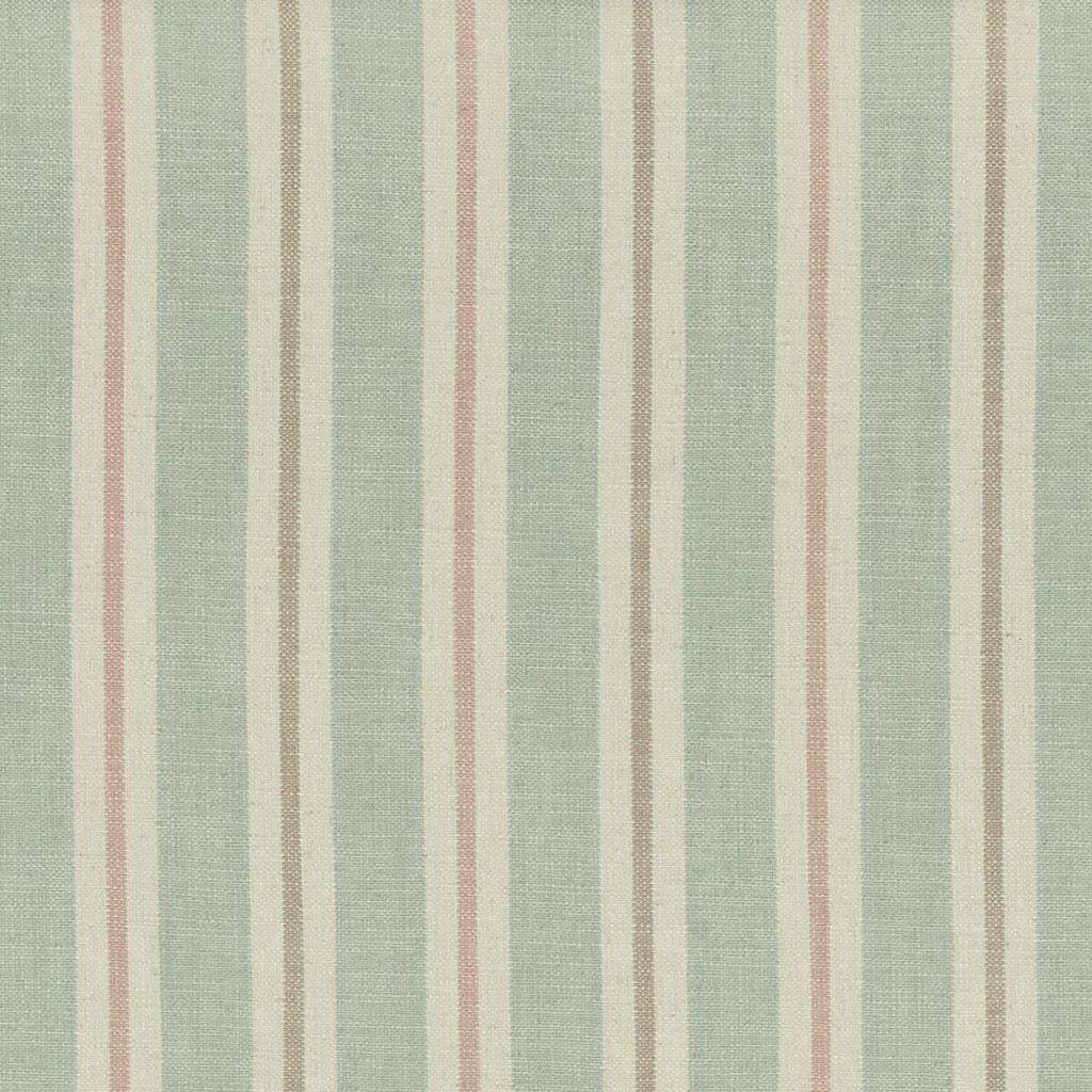 Samples and Purchasing available for Sackville Stripe - Mineral/Blush  By Clarke And Clarke | Clarke & Clarke Castle Garden |Stripes  Multipurpose Weave at Designer Wallcoverings and Fabrics