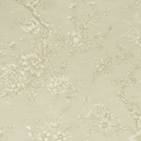 Simone - Natural  By Clarke And Clarke | Clarke & Clarke Castle Garden |  Multipurpose Weave