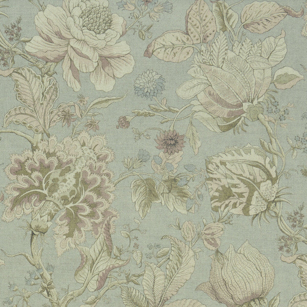 Sissinghurst - Mineral/Blush  By Clarke And Clarke | Clarke & Clarke Castle Garden | Botanical & Floral Multipurpose Print