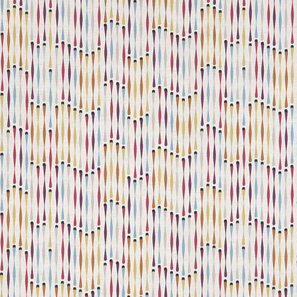 Cassandra - Summer  By Clarke And Clarke | Octavia By Studio G For C&C |Modern Geometric Multipurpose Print
