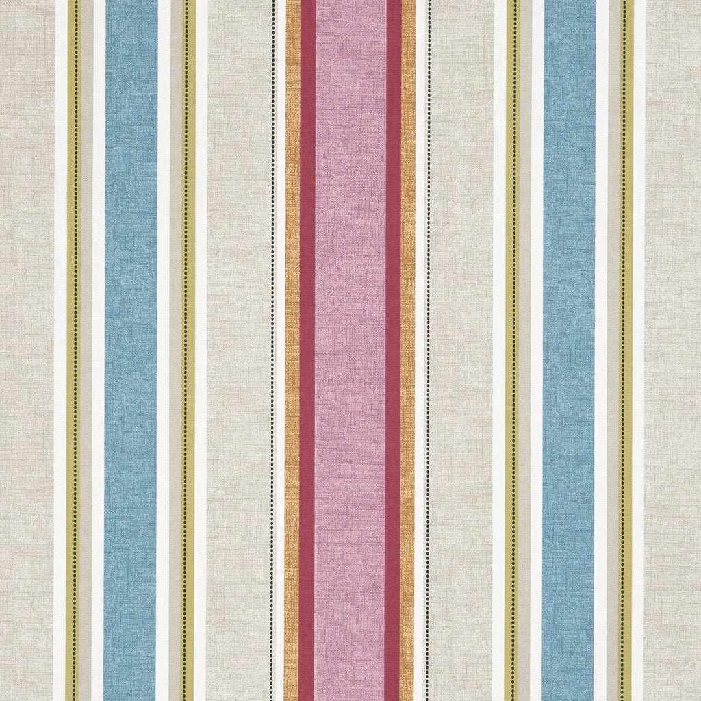 Samples and Purchasing available for Luella - Summer  By Clarke And Clarke | Octavia By Studio G For C&C | Stripes Multipurpose Print at Designer Wallcoverings and Fabrics