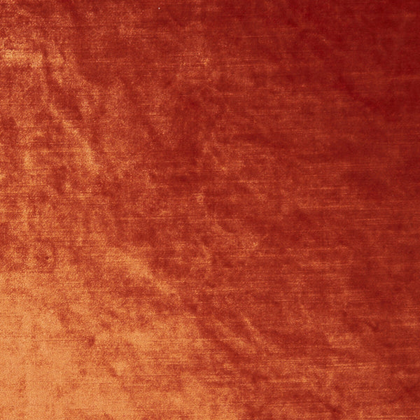 Allure - Flame  By Clarke And Clarke | Clarke & Clarke Allure |Solid Texture Multipurpose Velvet