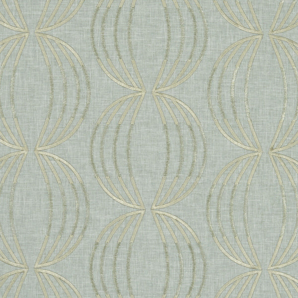 Carraway - Mineral  By Clarke And Clarke | Clarke & Clarke Lusso |  Drapery Embroidery