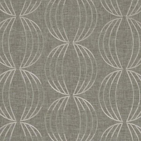 Carraway - Mocha  By Clarke And Clarke | Clarke & Clarke Lusso |  Drapery Embroidery