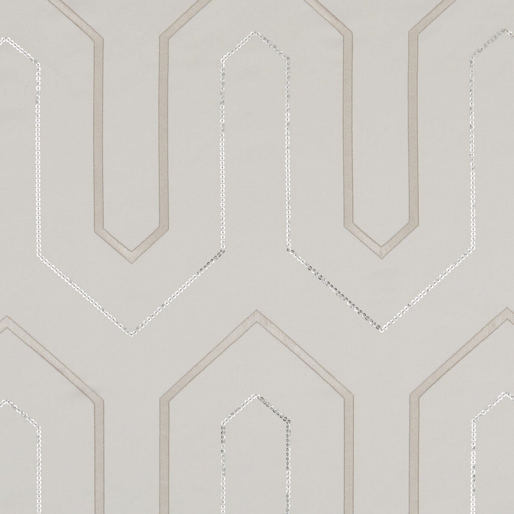 Samples and Purchasing available for Gatsby - Champagne  By Clarke And Clarke | Clarke & Clarke Lusso |  Drapery Embroidery at Designer Wallcoverings and Fabrics