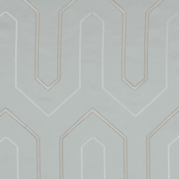 Gatsby - Mineral  By Clarke And Clarke | Clarke & Clarke Lusso |  Drapery Embroidery