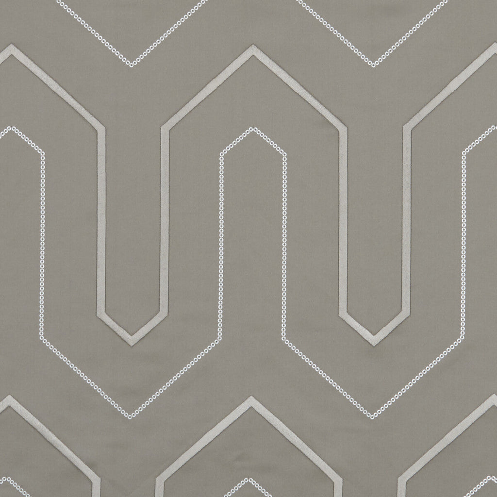 Samples and Purchasing available for Gatsby - Mocha  By Clarke And Clarke | Clarke & Clarke Lusso |  Drapery Embroidery at Designer Wallcoverings and Fabrics