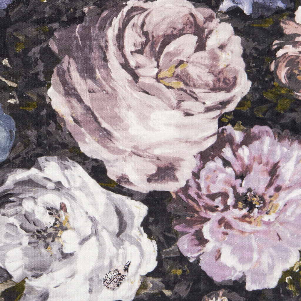 Samples and Purchasing available for Floretta - Blush/Charcoal  By Clarke And Clarke | Clarke & Clarke Botanica |  Multipurpose Weave at Designer Wallcoverings and Fabrics