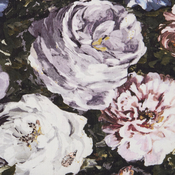 Floretta - Heather/Ebony  By Clarke And Clarke | Clarke & Clarke Botanica |  Multipurpose Weave
