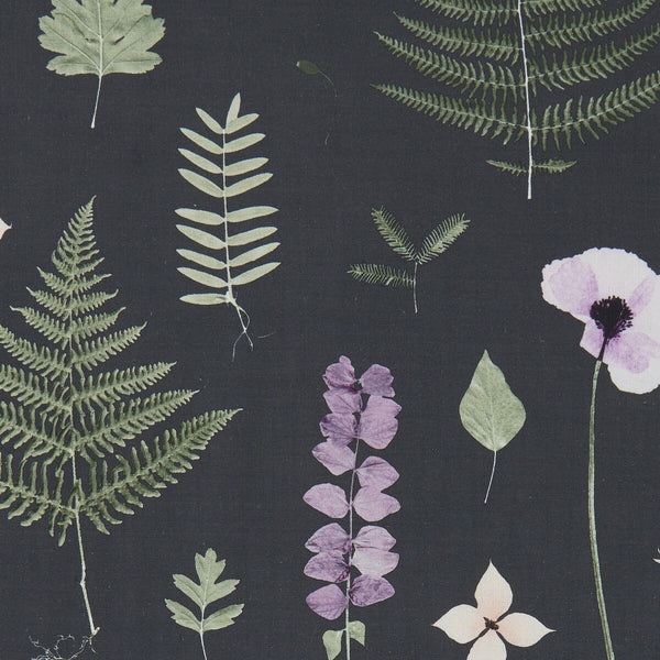 Herbarium - Heather/Ebony  By Clarke And Clarke | Clarke & Clarke Botanica |  Multipurpose Weave