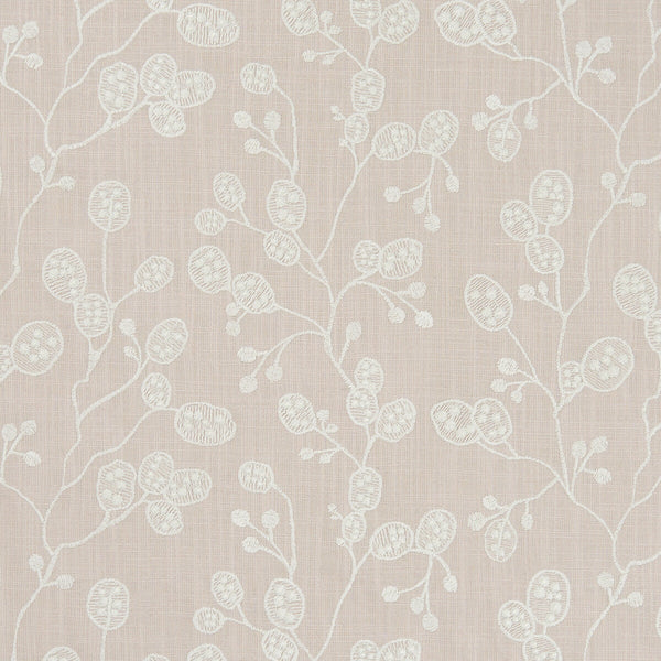 Honesty - Blush  By Clarke And Clarke | Clarke & Clarke Botanica |  Drapery Embroidery