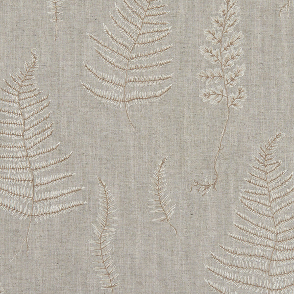 Lorelle - Linen/Ivory  By Clarke And Clarke | Clarke & Clarke Botanica |  Drapery Embroidery