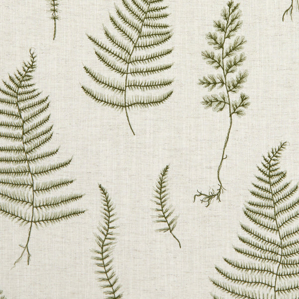 Lorelle - Natural/Forest  By Clarke And Clarke | Clarke & Clarke Botanica |  Drapery Embroidery