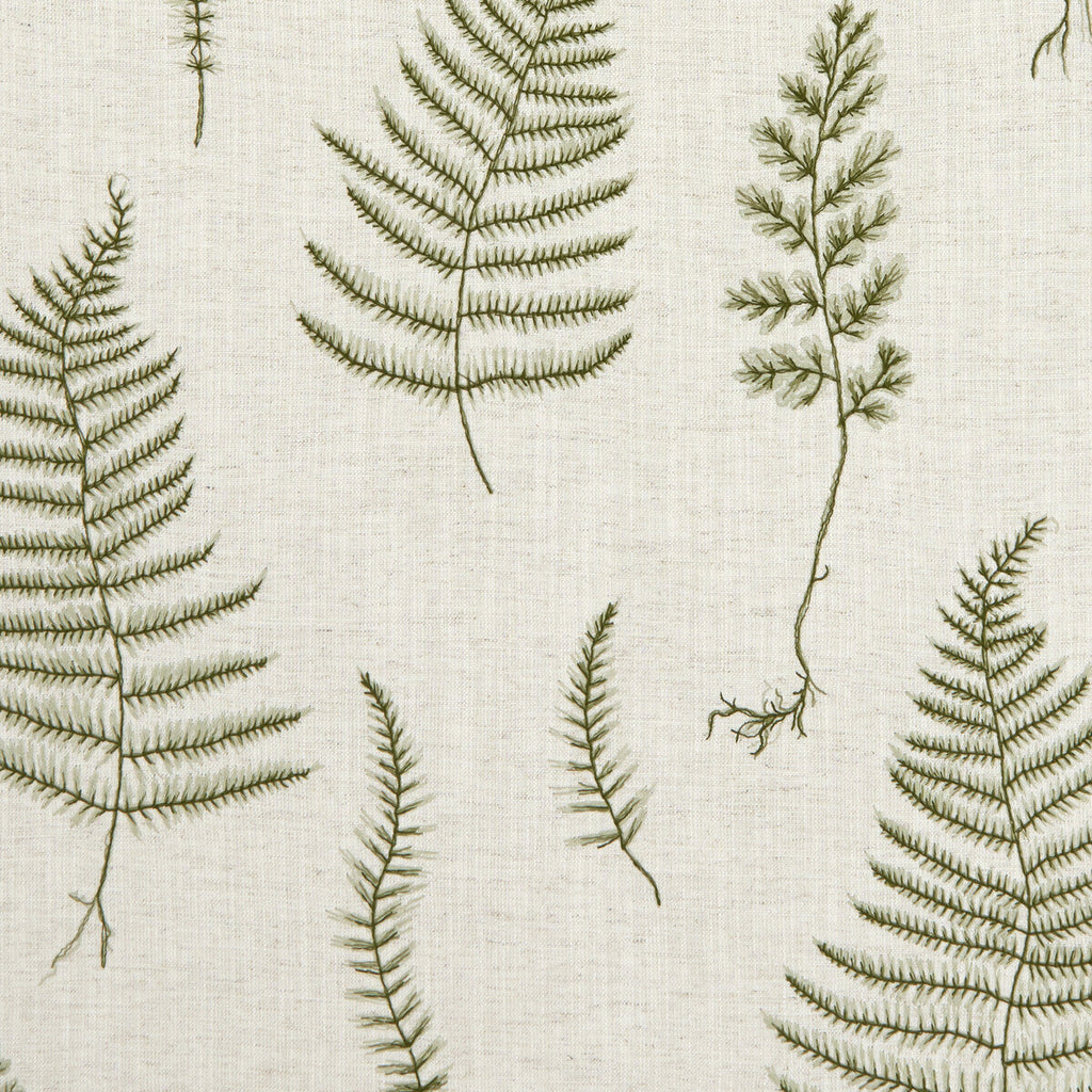 Samples and Purchasing available for Lorelle - Natural/Forest  By Clarke And Clarke | Clarke & Clarke Botanica |  Drapery Embroidery at Designer Wallcoverings and Fabrics