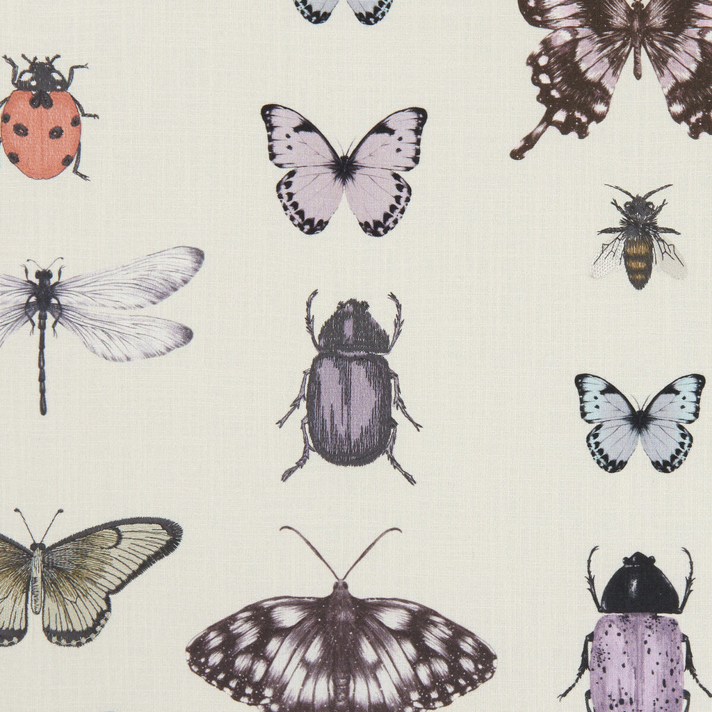 Samples and Purchasing available for Papilio - Heather/Ivory  By Clarke And Clarke | Clarke & Clarke Botanica |  Multipurpose Weave at Designer Wallcoverings and Fabrics