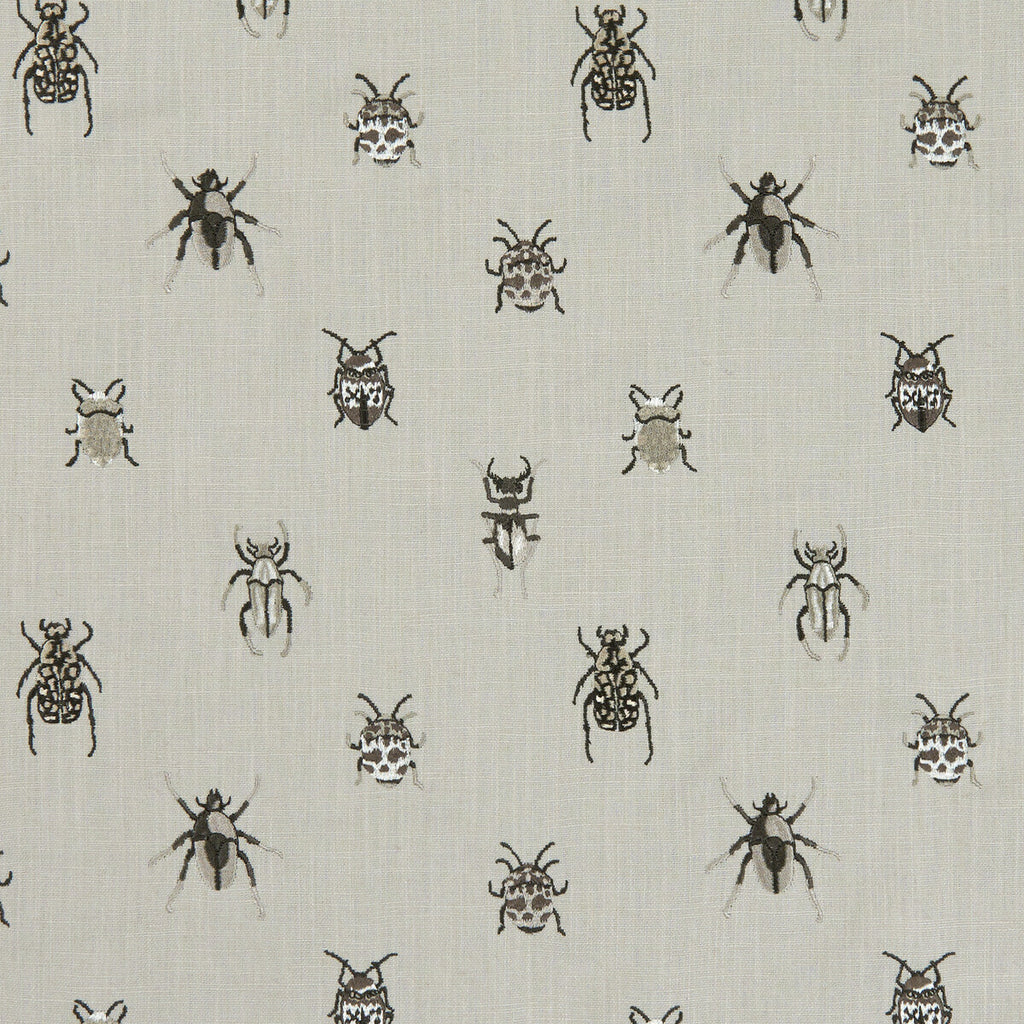 Samples and Purchasing available for Beetle - Charcoal/Natural  By Clarke And Clarke | Clarke & Clarke Botanica |  Multipurpose Weave at Designer Wallcoverings and Fabrics