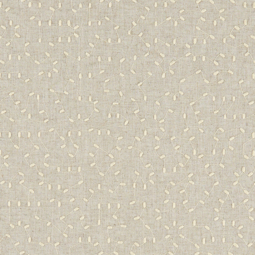 Samples and Purchasing available for Bibury - Linen  By Clarke And Clarke | Clarke & Clarke Avebury |  Drapery Embroidery at Designer Wallcoverings and Fabrics