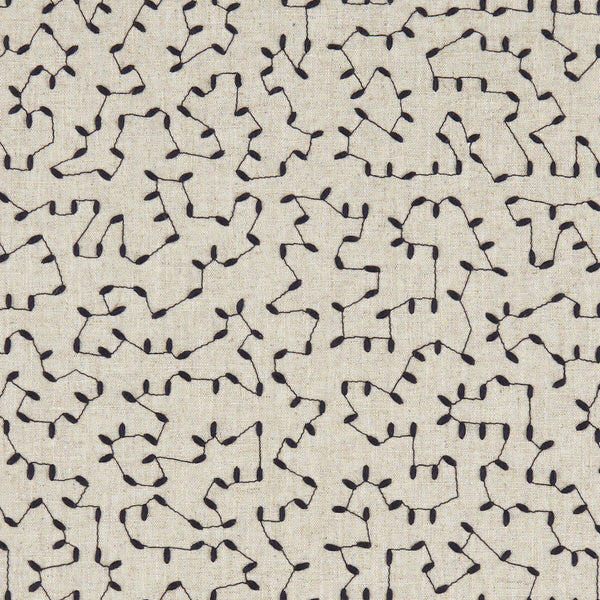 Bibury - Midnight  By Clarke And Clarke | Clarke & Clarke Avebury |  Drapery Embroidery