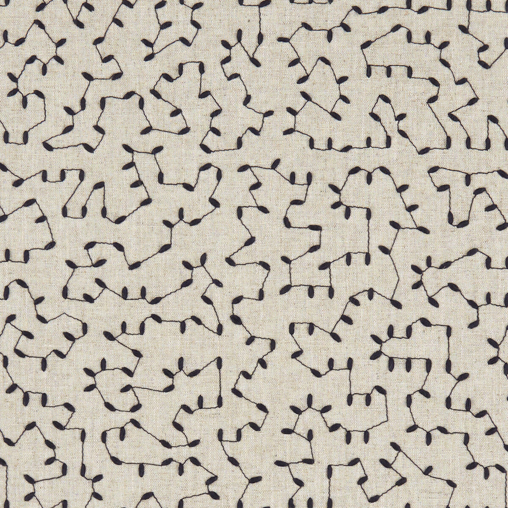 Samples and Purchasing available for Bibury - Midnight  By Clarke And Clarke | Clarke & Clarke Avebury |  Drapery Embroidery at Designer Wallcoverings and Fabrics