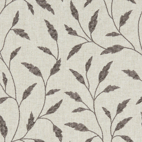 Fairford - Charcoal  By Clarke And Clarke | Clarke & Clarke Avebury |  Drapery Embroidery