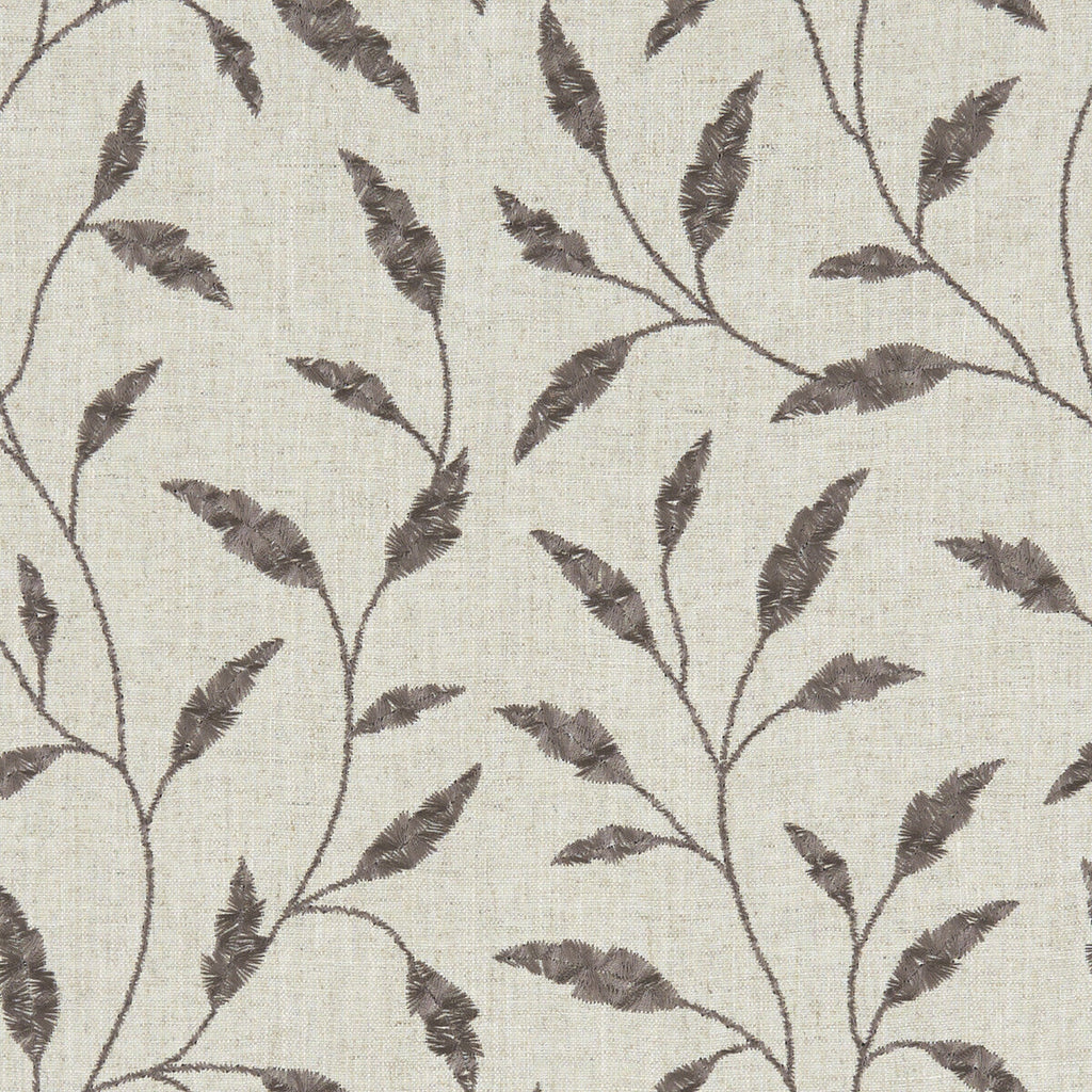 Samples and Purchasing available for Fairford - Charcoal  By Clarke And Clarke | Clarke & Clarke Avebury |  Drapery Embroidery at Designer Wallcoverings and Fabrics