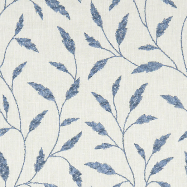 Fairford - Denim  By Clarke And Clarke | Clarke & Clarke Avebury |  Drapery Embroidery