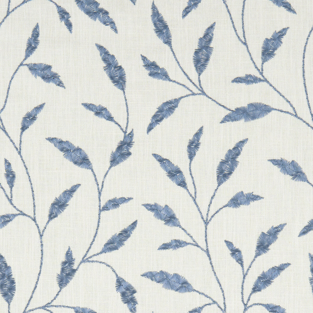 Samples and Purchasing available for Fairford - Denim  By Clarke And Clarke | Clarke & Clarke Avebury |  Drapery Embroidery at Designer Wallcoverings and Fabrics