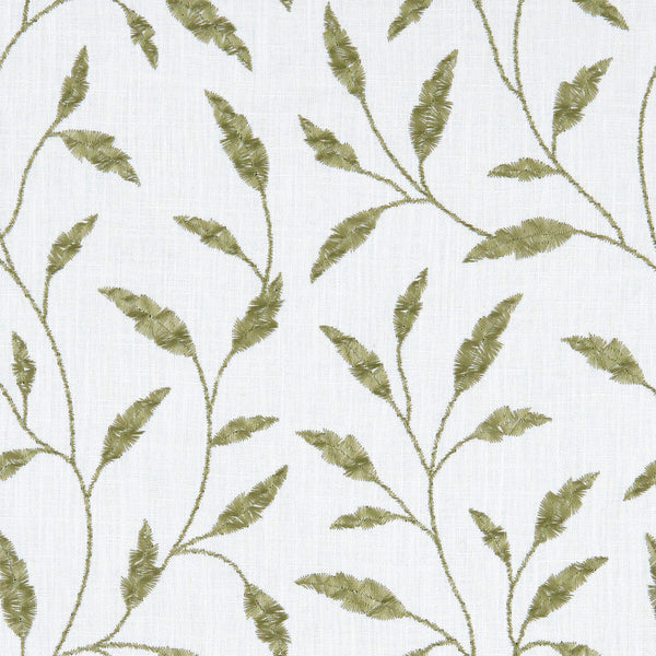 Fairford - Olive  By Clarke And Clarke | Clarke & Clarke Avebury |  Drapery Embroidery